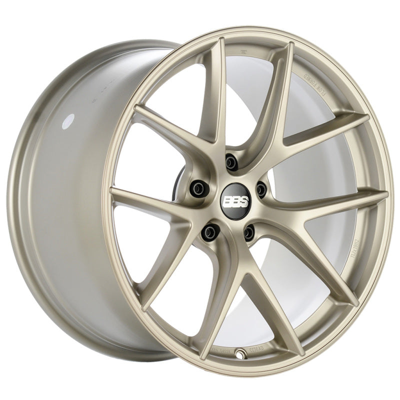 BBS Unlimited CI-R 19x8 ET46 (Face 1) Satin White-Gold Wheel