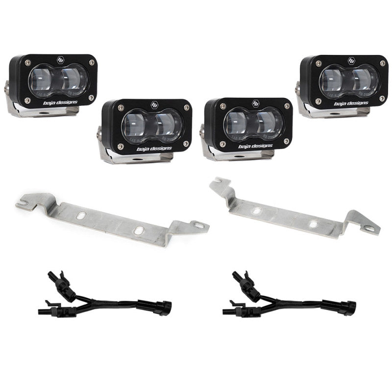 Baja Designs 2022+ Toyota Tundra S2 SAE OEM Fog Light Replacement Kit - Clear - Burkken Auto Parts