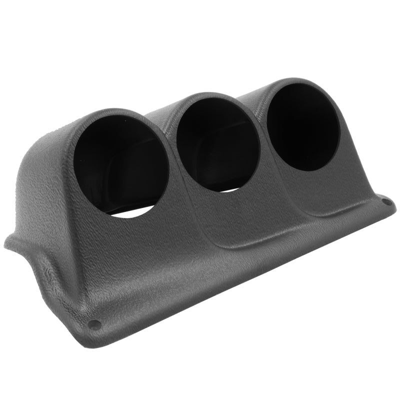 Autometer 99-03 Ford Super Duty 52mm Black Triple Dash Top Pod - Burkken Auto Parts