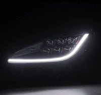 AlphaRex 21-23 Toyota GR86 / Subaru BRZ NOVA Series LED Projector Headlights - Black - Burkken Auto Parts