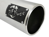 aFe SATURN 4S 4in SS Intercooled Exhaust Tip - Polished 4in In x 5in Out x 12in L Bolt-On - Burkken Auto Parts