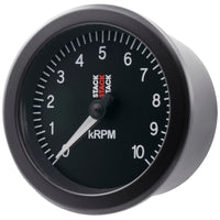 Autometer Stack Sport 88mm 0-10K RPM Tachometer - Black - Burkken Auto Parts