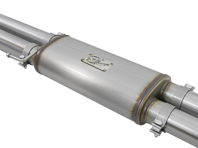 aFe MACHForce XP 3in 409-SS Exhaust Cat-Back 2017 Ford F-150 Raptor V6-3.5L (tt) w/ Black Tip - Burkken Auto Parts