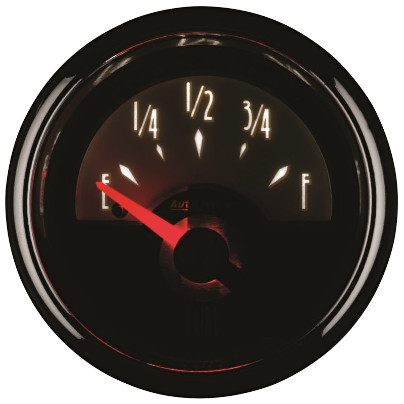 AutoMeter Gauge Fuel Level 2-1/16in. 240 Ohm(e) to 33 Ohm(f) Elec Cruiser - Burkken Auto Parts