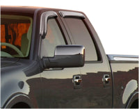 AVS 06-08 Lincoln Mark LT Ventvisor Outside Mount Front & Rear Window Deflectors 4pc - Chrome - Burkken Auto Parts