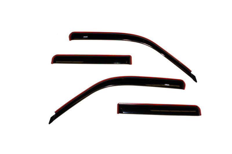 AVS 91-01 Ford Explorer Ventvisor In-Channel Window Deflectors - 4pc - Smoke - Burkken Auto Parts