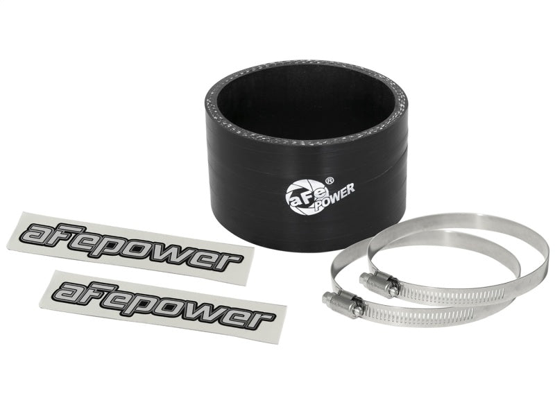 aFe Magnum FORCE CAI Univ. Silicone Coupling Kit (2.75in. ID / 1.75in. L) Straight Coupler - Black - Burkken Auto Parts
