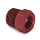 AutoMeter Fitting Adapter 1/2in. NPT Male Aluminum Red For Mech. Temp. Gauge - Burkken Auto Parts