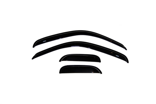 AVS 95-04 Toyota Tacoma Access Cab Ventvisor Outside Mount Window Deflectors 4pc - Smoke - Burkken Auto Parts