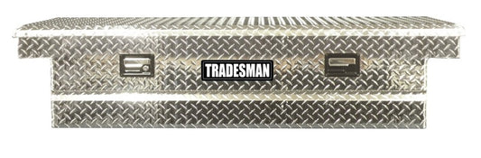 Tradesman Aluminum Economy Cross Bed Truck Tool Box (60in.) - Brite - Burkken Auto Parts
