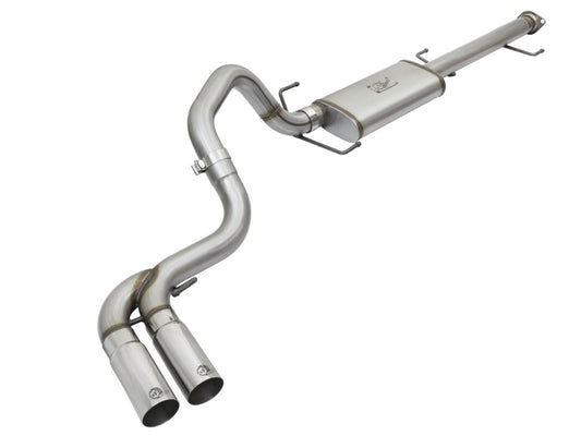 aFe Rebel Series 3in Stainless Steel Cat-Back Exhaust System w/Polished Tips 07-14 Toyota FJ Cruiser - Burkken Auto Parts