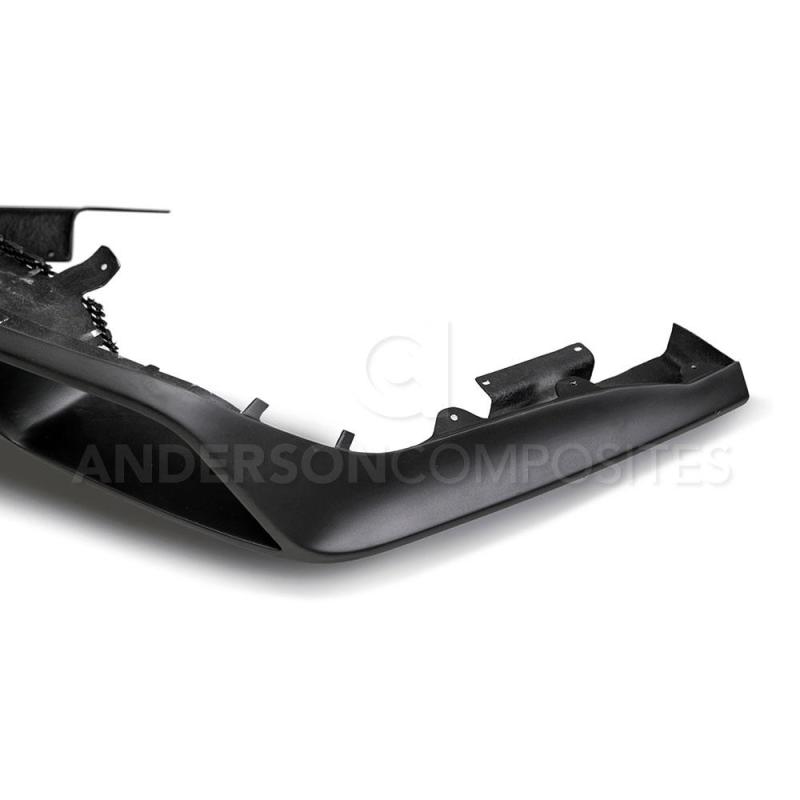 Anderson Composites 15-16 Ford Mustang R-Style Rear Valance (for Quad Tip Exhaust) - Burkken Auto Parts