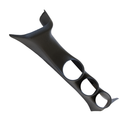 Autometer 08-10 Ford Super Duty 52mm Black Triple Pillar