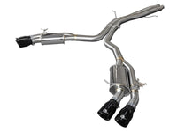 aFe 18-20 Audi RS5 Coupe MACH Force-Xp 3in to 2.5in 304 SS Axle-Back Exhaust System (Quad Black Tip) - Burkken Auto Parts