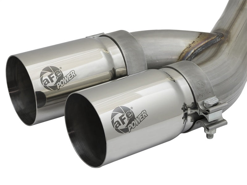 aFe POWER Rebel Series 3.5in 409 SS Cat Back Exhaust w/Pol Tips 14-17 RAM 2500/3500 V8-6.4L Hemi - Burkken Auto Parts