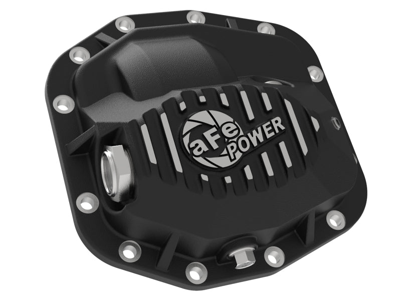 aFe Pro Series Front Differential Cover Black 2018+ Jeep Wrangler (JL) V6 3.6L (Dana M186) - Burkken Auto Parts