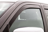 AVS 09-18 Dodge RAM 1500 Quad Cab Ventvisor In-Channel Window Deflectors 4pc - Matte Black - Burkken Auto Parts
