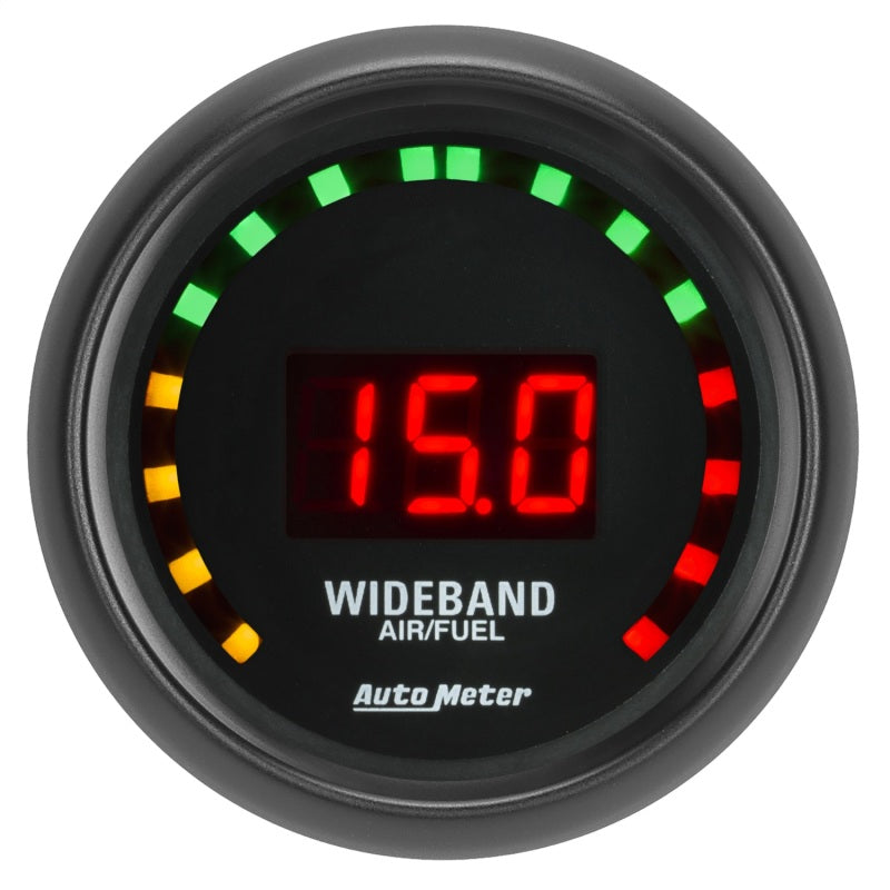 Autometer Z-Series 2-1/16in. 10:1-17:1 AFR Digital Street Air/Fuel Ratio Gauge - Burkken Auto Parts