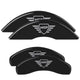 MGP 2 Caliper Covers Engraved Front MGP Black Finish Silver Char 2018 Ram Promaster City