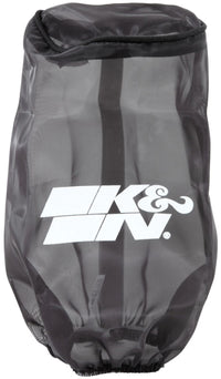 K&N Filter Wrap Drycharger Oval Tapered Black - 3.25in Base I/S Width x 2.5in Top I/S Width x 7in H - Burkken Auto Parts