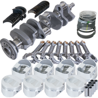 Eagle Chevy 350 3.750in Crank 5.700in I-Beam Rods Srp 7cc Dome 4.060in Pistons Rotating Assembly - Burkken Auto Parts