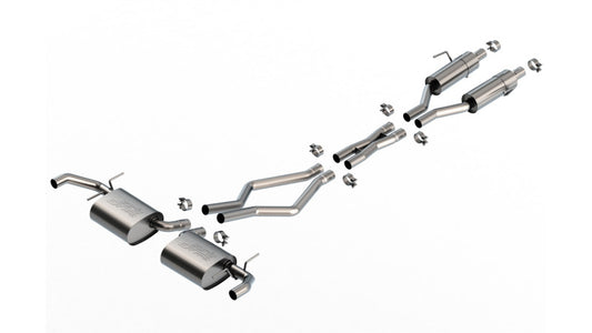 Borla 22-24 Jeep Grand Cherokee Overland Summit V6 2WD & 4WD S-TYPE Cat-Back Exhaust - Burkken Auto Parts