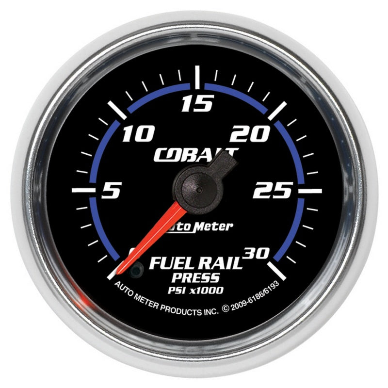 Autometer Cobalt 52mm 0-30,000 PSI F/S Electronic Diesel Fuel Rail Pressure Gauge (Cummins 5.9L) - Burkken Auto Parts
