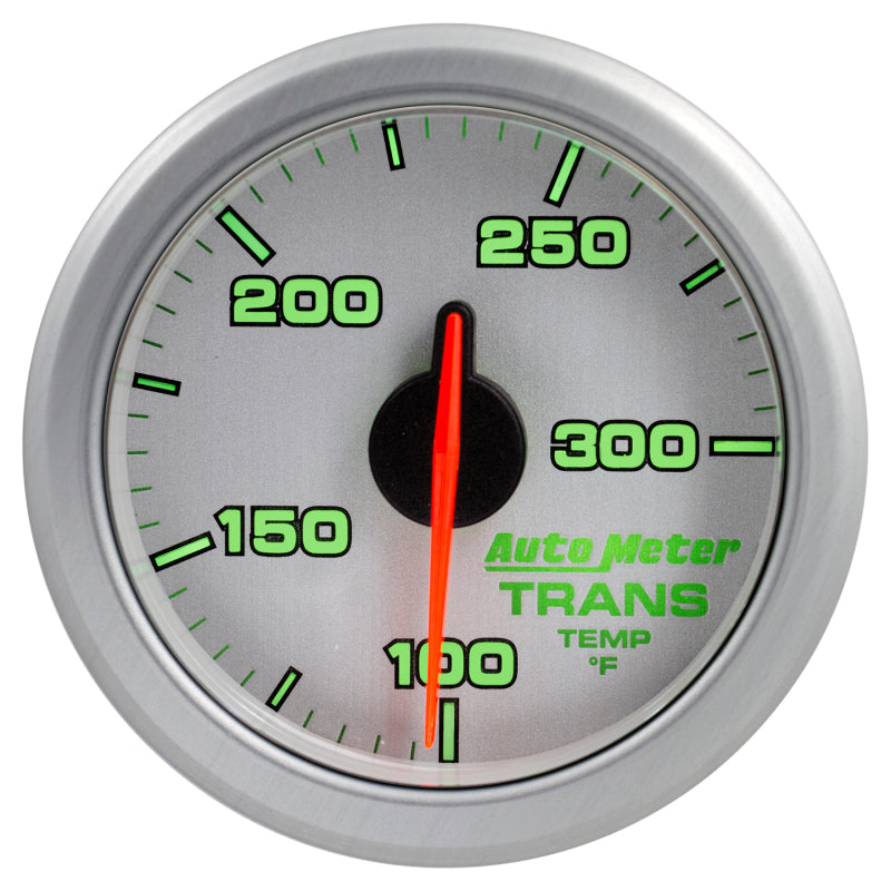 Autometer Airdrive 2-1/6in Trans Temperature Gauge 100-300 Degrees F - Silver - Burkken Auto Parts