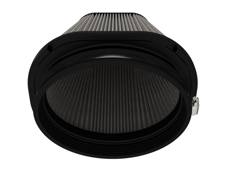 aFe Magnum FLOW Universal Pro DRY S Air Filter (7.5x5.5)in F (9.25x7.25)in B x (6x4)in T x 9in H - Burkken Auto Parts