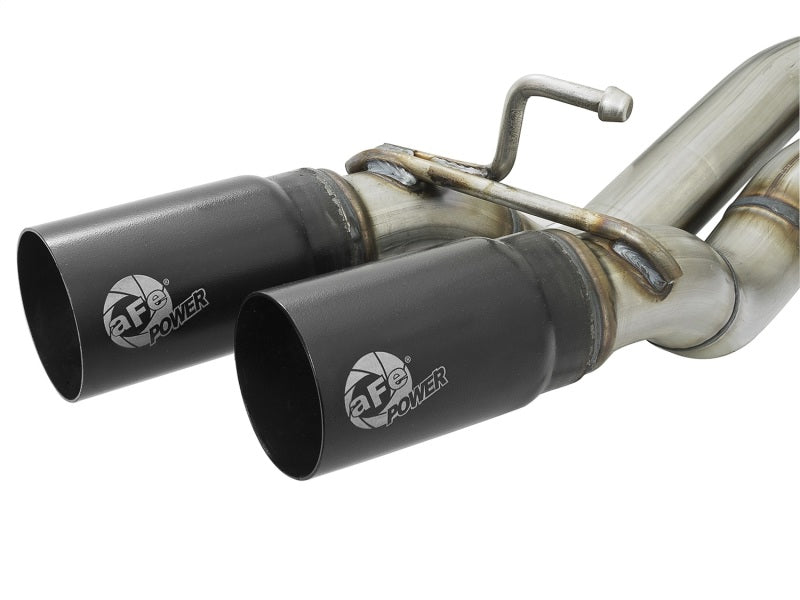 aFe Rebel Exhausts Cat-Back SS 16 Toyota Tacoma V6-3.5L w/ Black Tips - Burkken Auto Parts