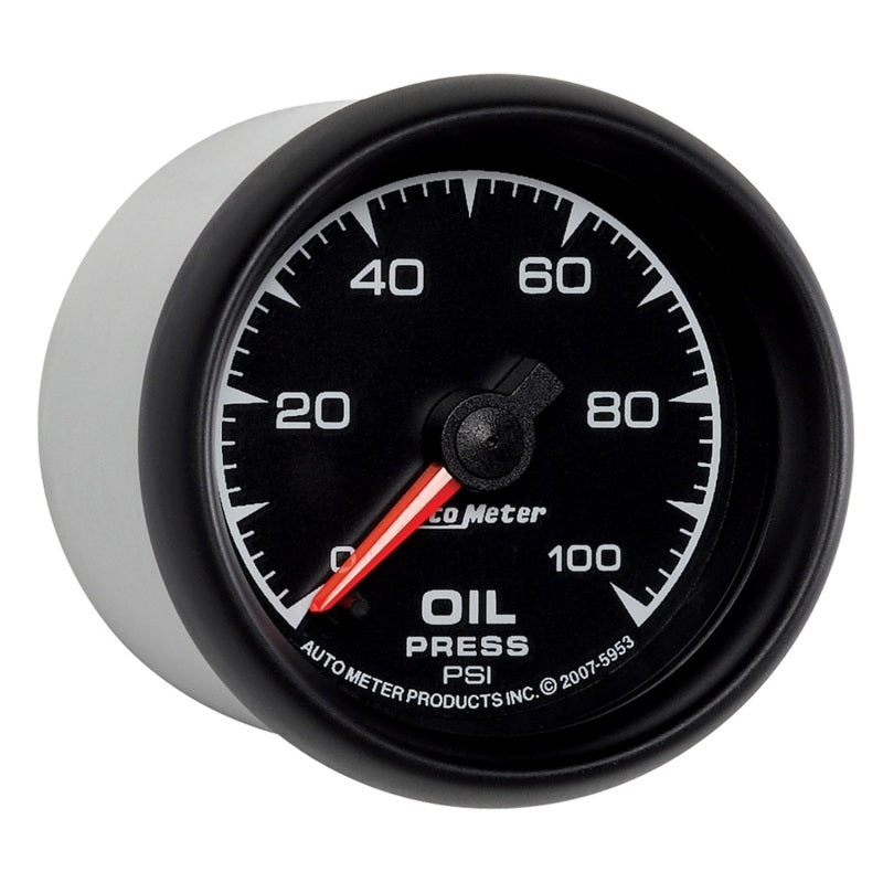 Autometer ES 52.4mm 0-100 PSI Oil Pressure Gauge - Burkken Auto Parts