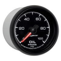 Autometer ES 52.4mm 0-100 PSI Oil Pressure Gauge - Burkken Auto Parts