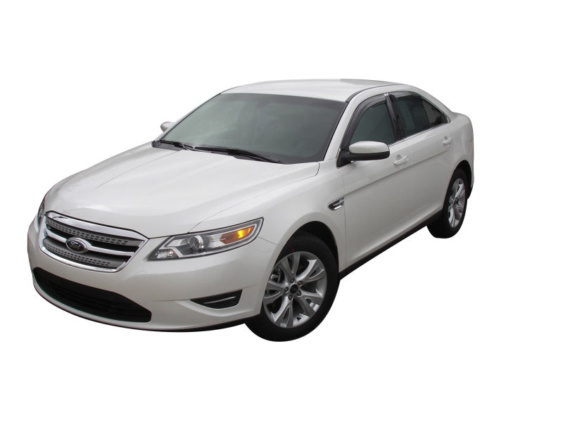 AVS 10-18 Ford Taurus Ventvisor Outside Mount Window Deflectors 4pc - Smoke - Burkken Auto Parts