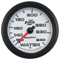 Autometer Phantom II 2-5/8in 120-240 Degree F Mechanical Water Gauge - Burkken Auto Parts