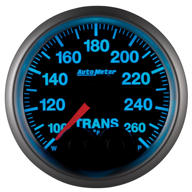 Autometer Elite 52mm 100-260 Degress F Trans Temperature Peak and Warn Gauge w/ Electonic Control - Burkken Auto Parts