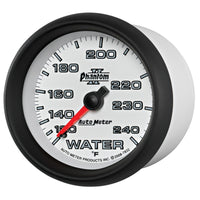Autometer Phantom II 2-5/8in 120-240 Degree F Mechanical Water Gauge - Burkken Auto Parts