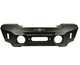 Rock Slider Jeep Wrangler JL & Gladiator JT Appalachian Steel Mid Stubby Bumper w/ Winch Plate - Burkken Auto Parts
