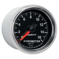 Autometer GS 0-1600 degree F Full Sweep Electronic Pyrometer Gauge - Burkken Auto Parts