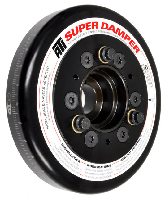 ATI Damper - 6.325in - Alum - Nissan - L16 18 20 - 3 Ring - Burkken Auto Parts