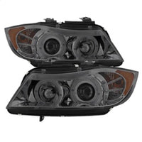 Spyder BMW E90 3-Series 06-08 (4 dr) Proj LED Halo Amber Reflctr Rplc Bulb Smke PRO-YD-BMWE9005-AM-S - Burkken Auto Parts