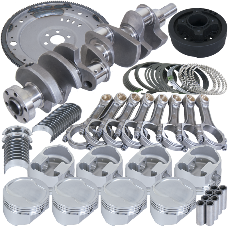 Eagle Ford 302 3.400in Crank 5.400in I-Beam Rods 4.000in Pistons 164 Tooth FP Balanced Assembly - Burkken Auto Parts