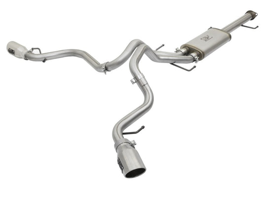 aFe MACH Force-Xp 3in - 2.5in SS Cat-Back Dual Exhaust w/Polished Tips 07-14 Toyota FJ Cruiser 4.0L - Burkken Auto Parts