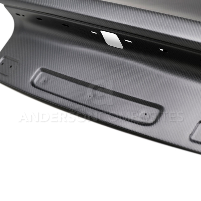 Anderson Composites 15-17 Ford Mustang Type-OE Dry Carbon Decklid - Burkken Auto Parts