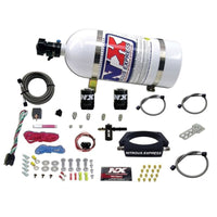 Nitrous Express 2014+ Chevrolet Corvette C7 Nitrous Plate Kit (50-300HP) w/10lb Bottle - Burkken Auto Parts