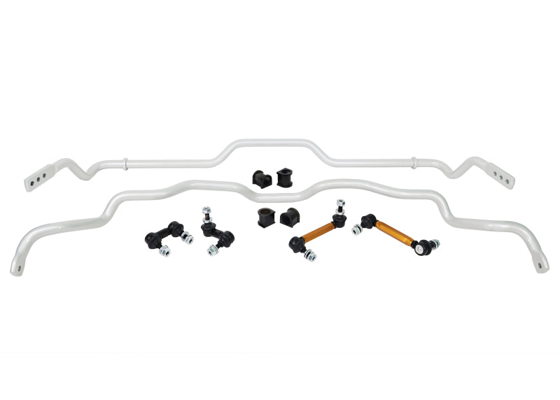 Whiteline 96-01 Mitsubishi Lancer Evolution IV/V/VI AWD Anti Sway Bar Front and Rear Vehicle Kit - Burkken Auto Parts