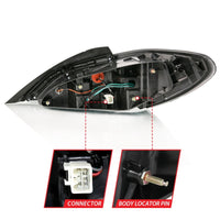 ANZO 10-13 Hyundai Genesis 2DR LED Taillights Smoke - Burkken Auto Parts