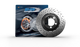 SHW 22-25 Porsche 718 Cayman GT4 RS Right Front Cross-Drilled Lightweight Brake Rotor (9GT615302M)