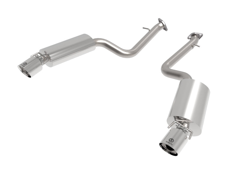 aFe Lexus IS350 14-22 V6-3.5L Takeda Axle-Back Exhaust System- Polished Tip - Burkken Auto Parts