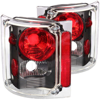 ANZO 1973-1987 Chevrolet C 10 Taillights Black - Burkken Auto Parts