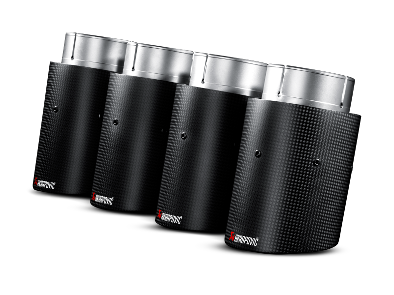 Akrapovic 11-17 BMW M5 (F10) Tail Pipe Set (Carbon) - Burkken Auto Parts